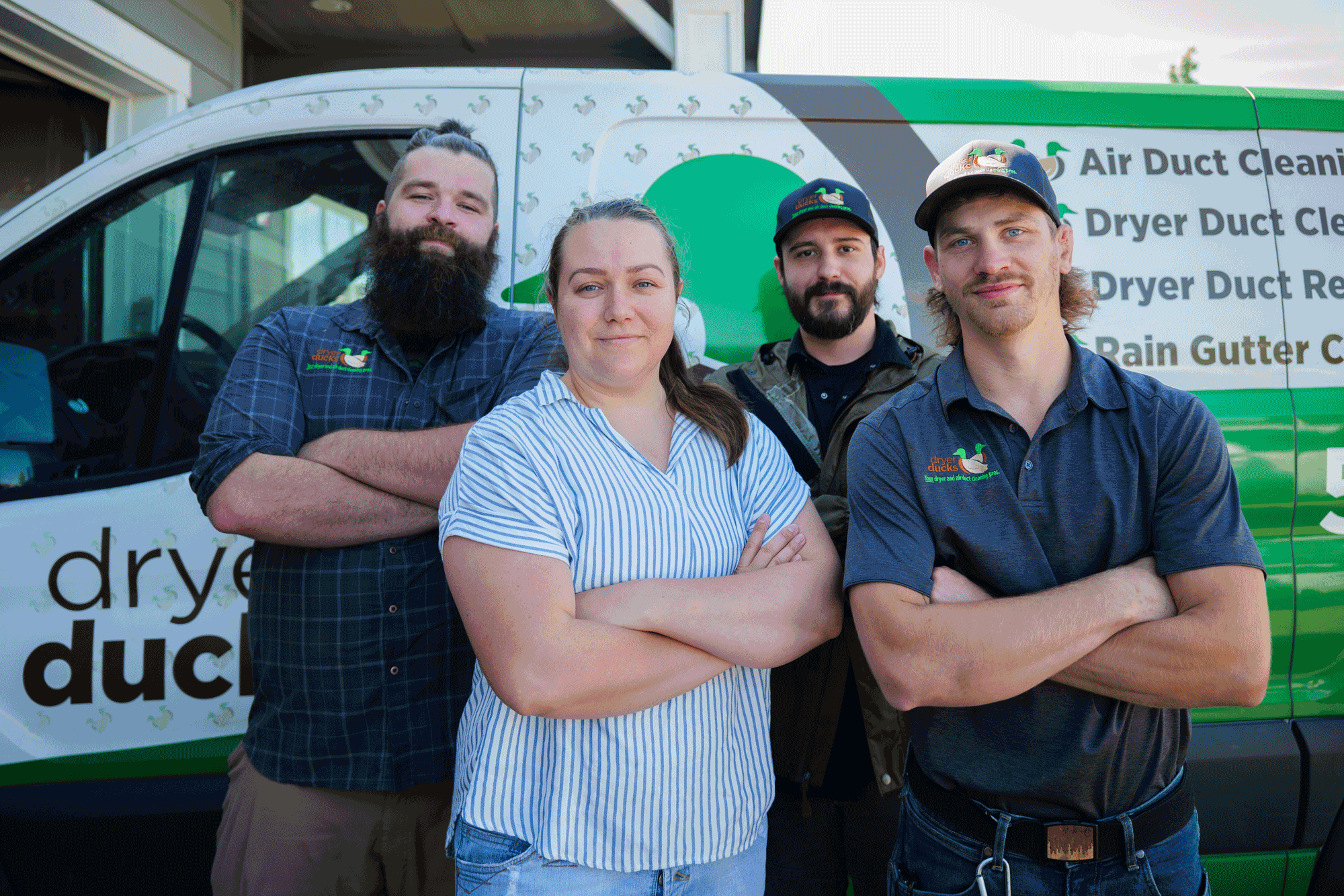 Dryer Ducks technician at work